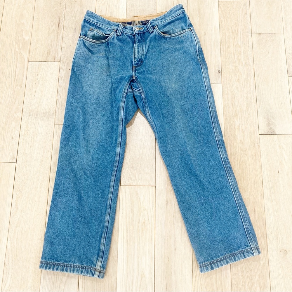 Duluth Trading Co Relaxed Blue Jeans Classic Style